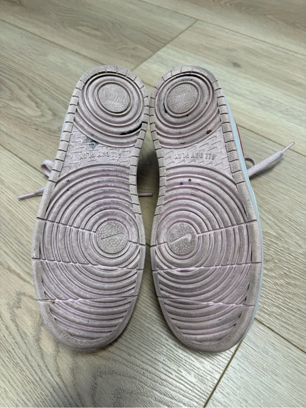 Nike Court Borough Low Recraft in Pink and White Size 7Y or Women’s 9